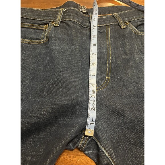 J.Crew The Bleecker Athletic Fit Dark Wash Jeans Men's 36x34 Slim Straight - Picture 6 of 13